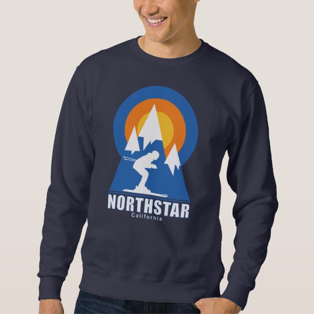 Sweatshirt T-Shirt Rétro Sunset Ski Northstar (Devant)