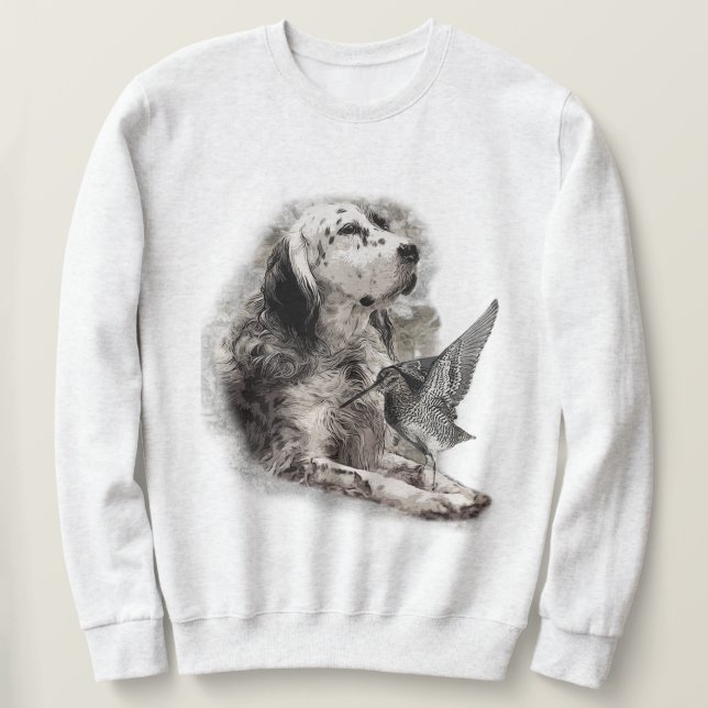 Sweatshirt T-shirt Setter anglais (Design devant)