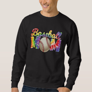 Sweatshirt T-shirt Tie and Dye Maman de Baseball Maman de Sof