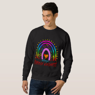 Sweatshirt T-shirt 'Toujours choisir la gentillesse'