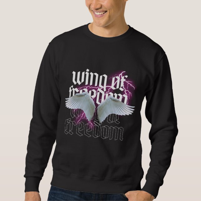 Sweatshirt T-shirt Wing Of Freedom (Devant)