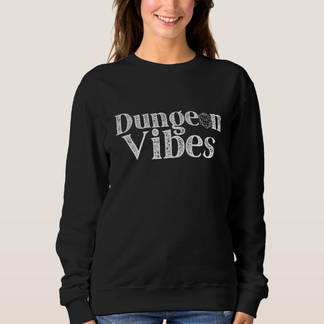 Sweatshirt Table de jeu de rôle sur table avec ambiance de do (Devant)