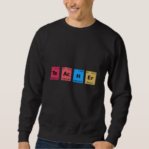 Sweatshirt Table périodique de l'enseignant