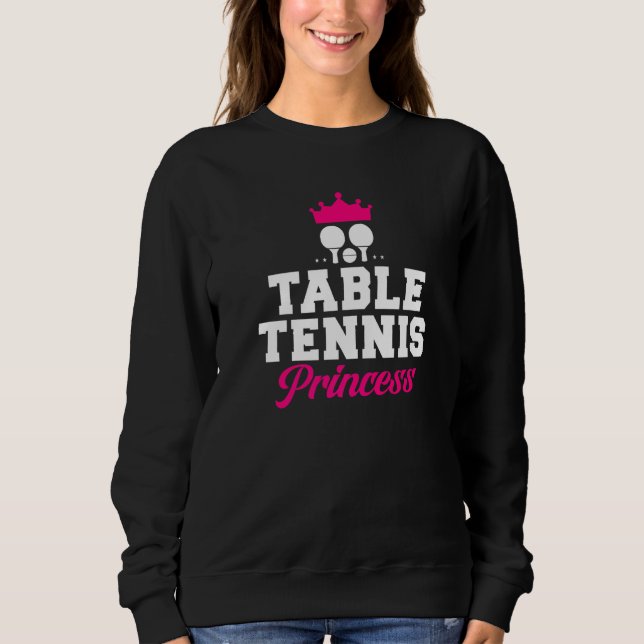 Sweatshirt Table Tennis Princess   (Devant)