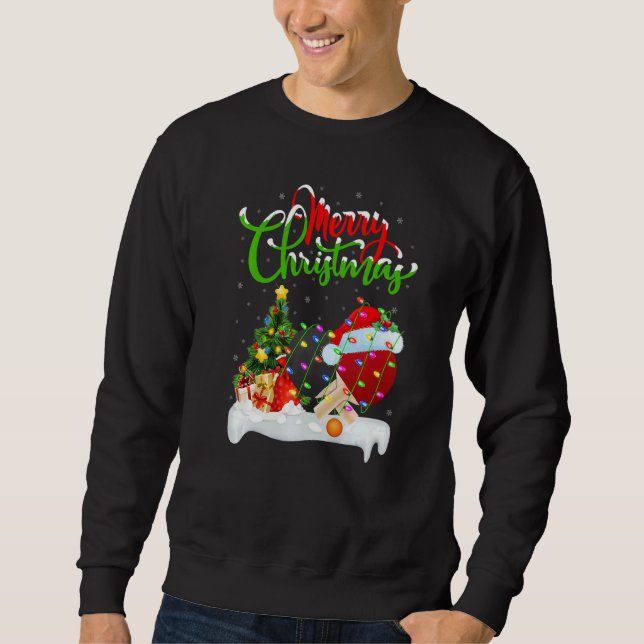 Sweatshirt Table Tennis  Xmas Decorations Table Tennis Christ (Devant)