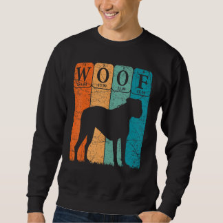 Sweatshirt Tableau périodique des éléments de chien Boxer ama