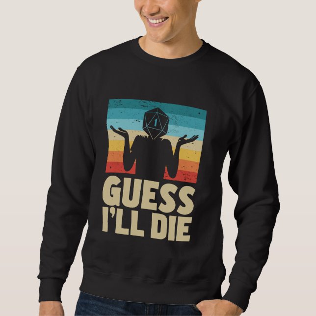 Sweatshirt Tablette De Jeu De Joueur Rpg (Devant)