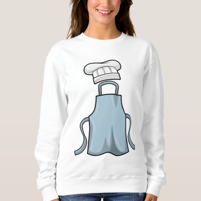 Sweatshirt tablier de cuisine et casquette de Cuisine (Devant)