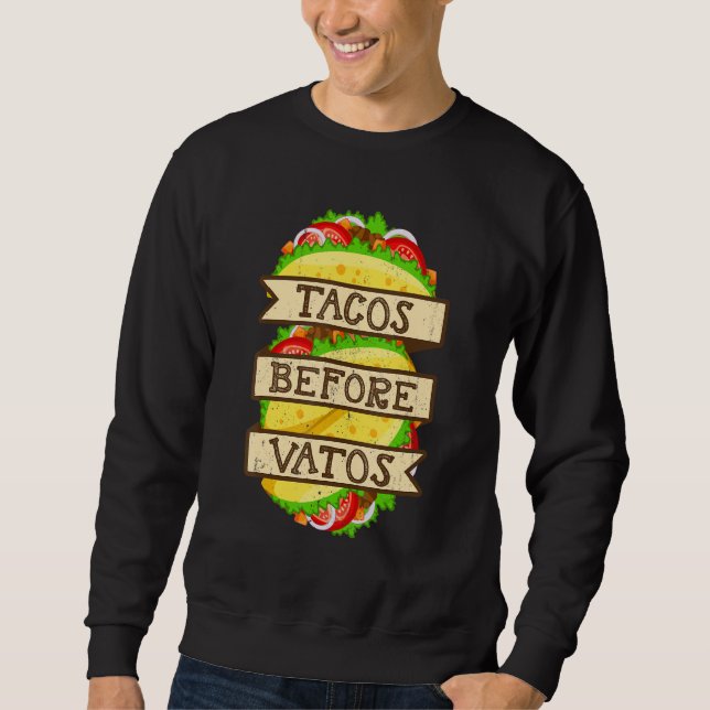 Sweatshirt Tacos avant Vatos Saint Valentin Taco (Devant)