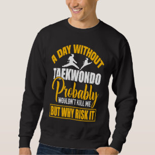 Sweatshirt Taekwondo Jiu Jitsu Karaté Kendo Boxe Sport Hommes