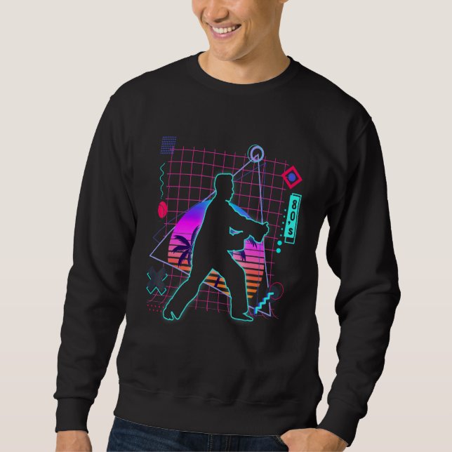 Sweatshirt Tai Chi esthétique Vaporwave 80s Style Tai Chi Mar (Devant)