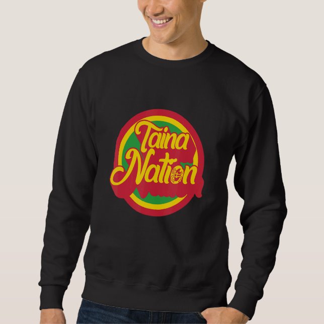 Sweatshirt Taina Nation Coqui Frog Symbol Atabey Ancestors Pu (Devant)