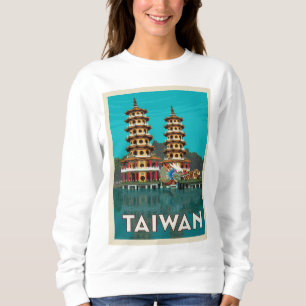 Sweatshirt Taïwan   Pagode Du Dragon Et Du Tigre