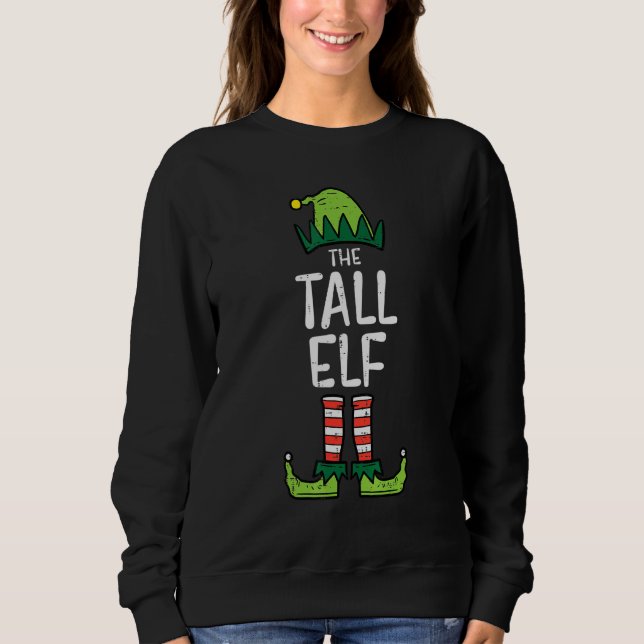 Sweatshirt Tall Elf Xmas Matching Christmas For Family Men Wo (Devant)