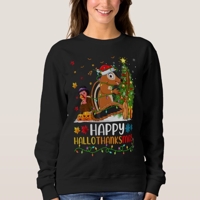 Sweatshirt Tamia Animal   Tamia heureux Hellothanksmas (Devant)