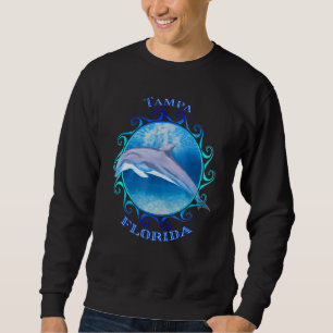 Sweatshirt Tampa Floride Vacances Souvenir Dolphin