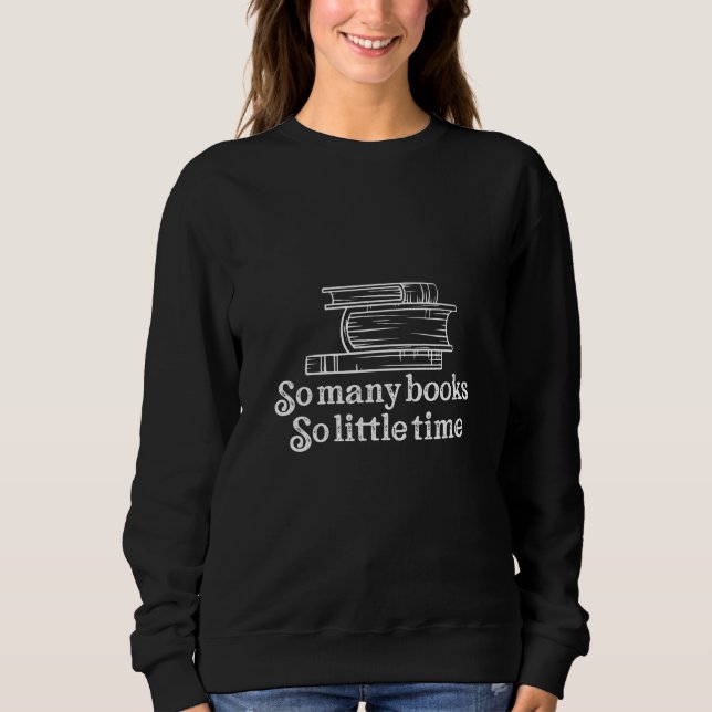 Sweatshirt tant de livres (Devant)