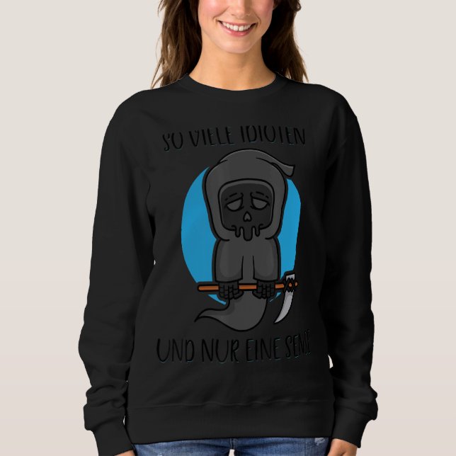 Sweatshirt Tant D'Idiots Et Un Seul Mème De Chirurgie Dar (Devant)