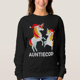 Sweatshirt Tante Corn Unicorn Correspondant Famille Pyjama Pj