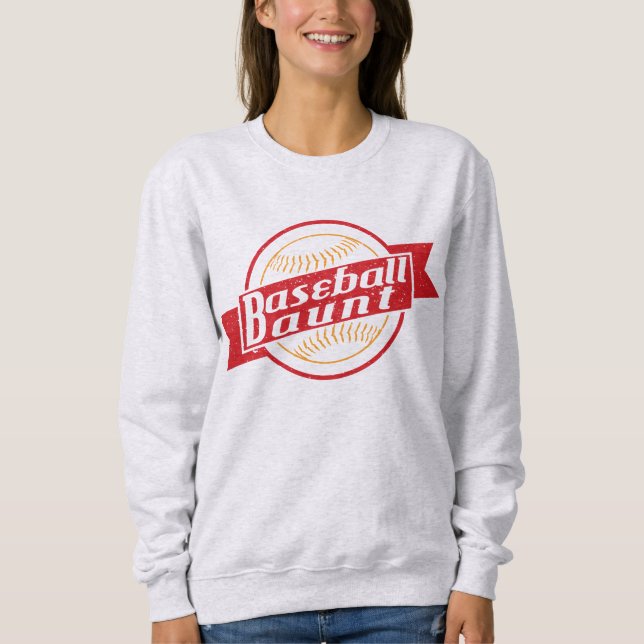 Sweatshirt Tante de baseball (Devant)