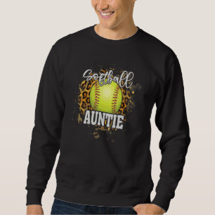 Sweatshirt Tante de softball vintage famille de softball appa