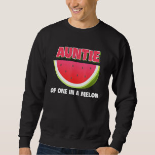 Sweatshirt Tante D'Une Dans Une Famille Melon Correspondant W