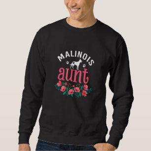 Sweatshirt Tante Malinois Femme Chien Mignon Animal de Compag