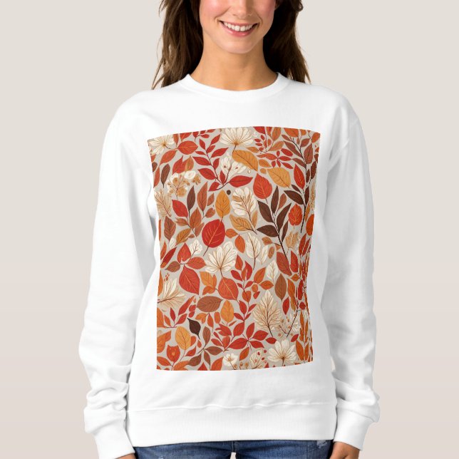 Sweatshirt Tapisserie d'automne (Devant)