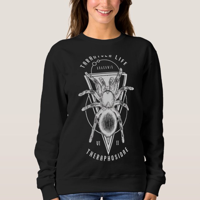 Sweatshirt Tarantula Life Geometry Indie Pet Spider Propriéta (Devant)