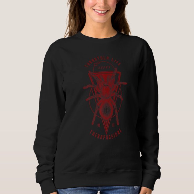 Sweatshirt Tarantula Life Geometry Indie Pet Spider Propriéta (Devant)