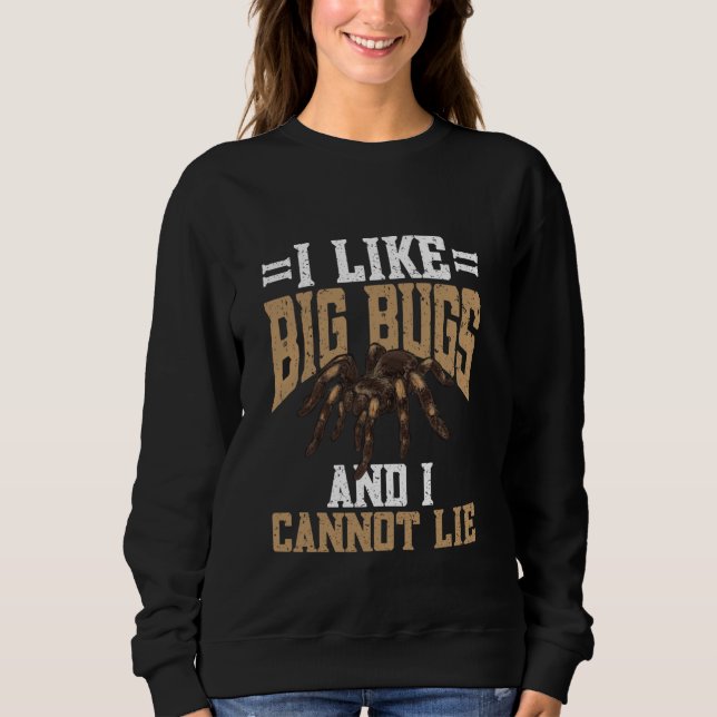 Sweatshirt Tarantula Spider J'Aime Les Gros Bugs Arthropod Pe (Devant)