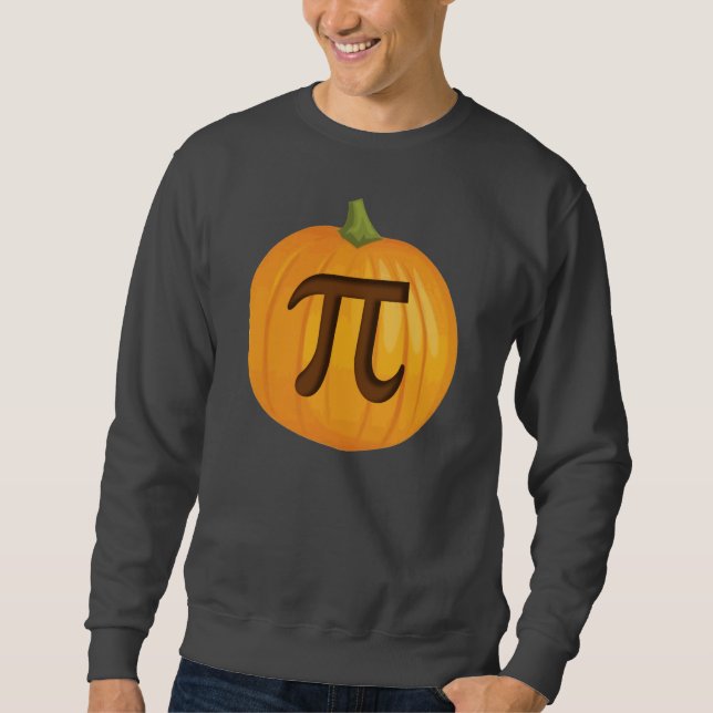 Sweatshirt Tarte de citrouille de Halloween pi (Devant)