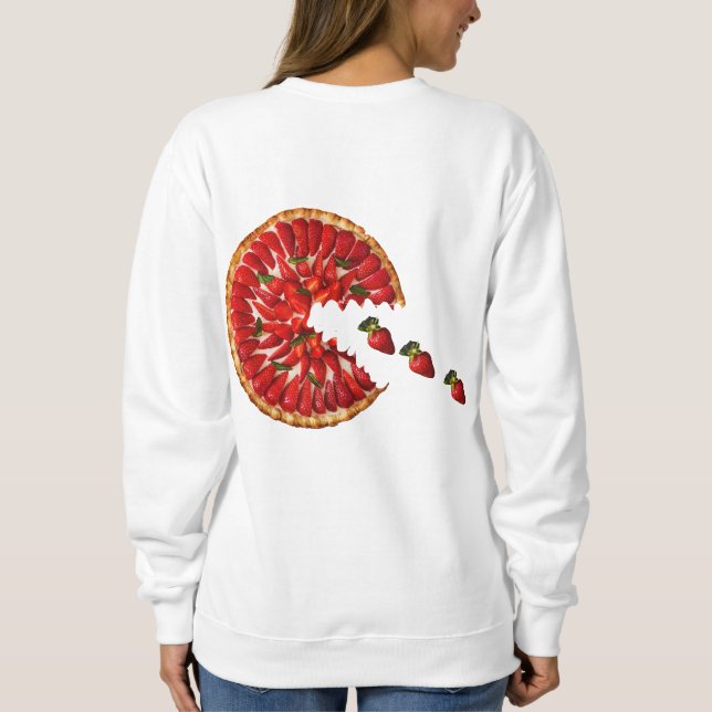 Sweatshirt tarte sablée à la fraise (Dos)