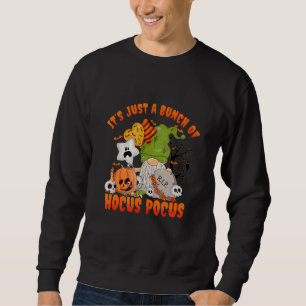 Sweatshirt Tas de sorcellerie de gnome de citrouille chauves-