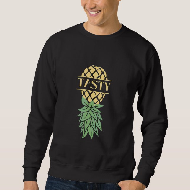 Sweatshirt Tasty Upside Down Pineapple Swingers   (Devant)
