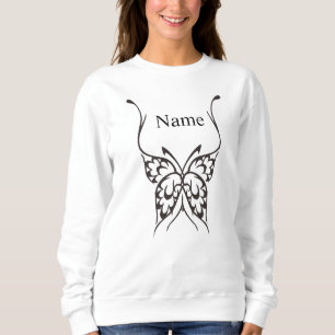 Sweatshirt Tatouage papillon stylisé Thunder_Cove
