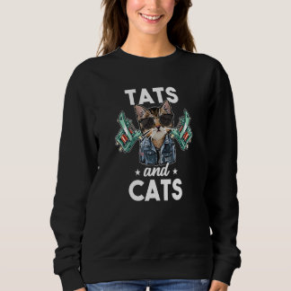 Sweatshirt Tats Et Chats Tatouages Propriétaire D'Animaux De