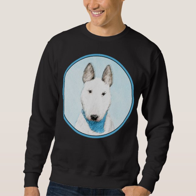 Sweatshirt Taureau Terrier - Cute Original Chien Art (Devant)
