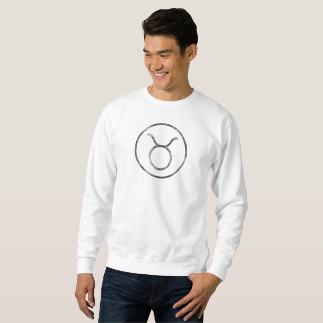 Sweatshirt Taurus, Zodiaque, Horoscope, Astrologie (Devant entier)
