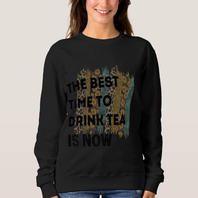 Sweatshirt Tea Cote Tea Addict Thé Cool C'Est A Tea 3 (Devant)
