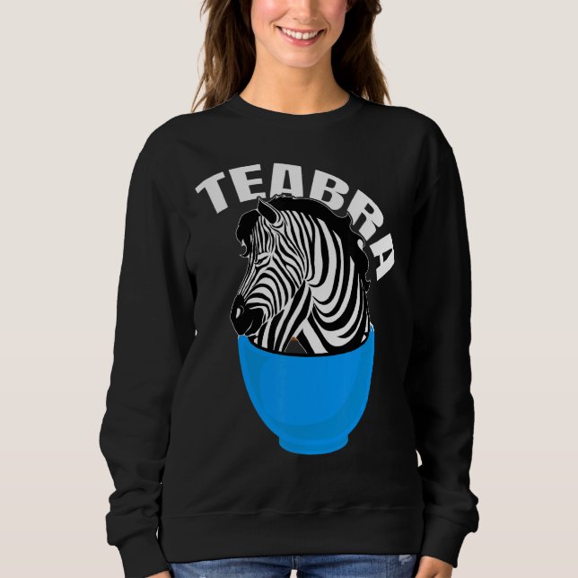 Sweatshirt Teabra Tea Zebra (Devant)
