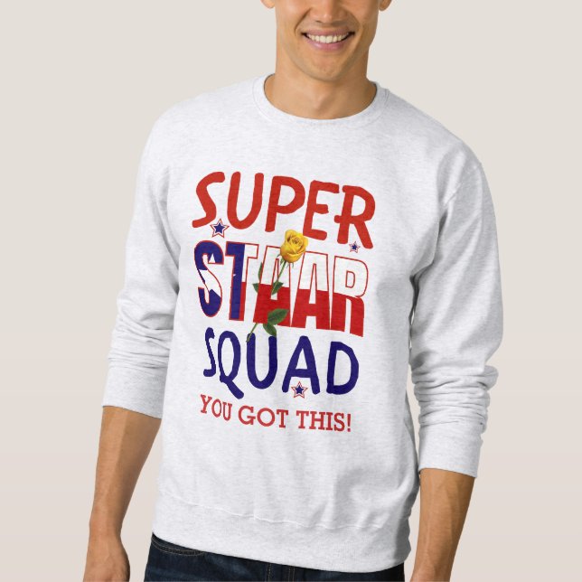 Sweatshirt Teacher de stade Texas Test Day Superstar Squad (Devant)