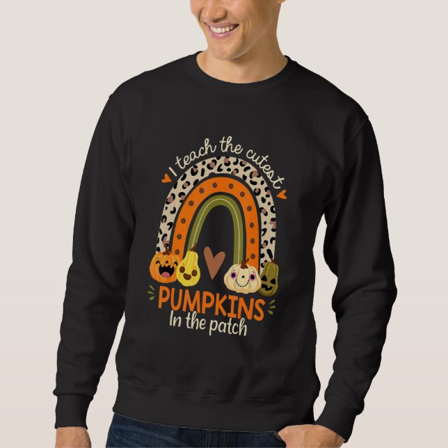 Sweatshirt Teacher Halloween Pre-K Teacher Kindergarten Cutes (Devant)