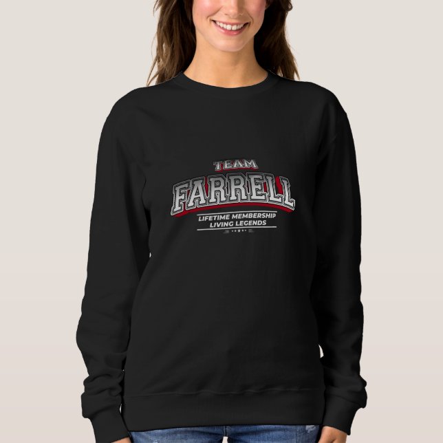 Sweatshirt Team FARRELL Nom de famille Nom de famille Nom de  (Devant)
