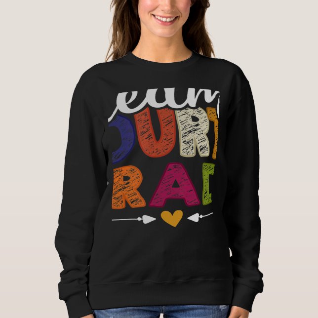 Sweatshirt Team Fourth Grade Teacher Students Back To School (Devant)