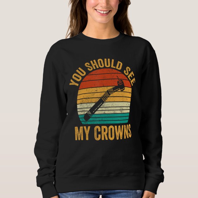 Sweatshirt Technicien assistant de laboratoire dentaire Voir  (Devant)