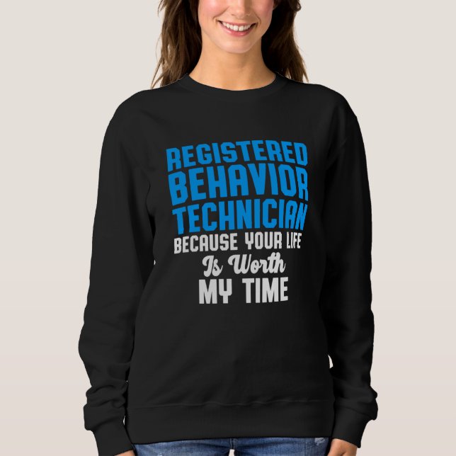 Sweatshirt Technicien Comportement Temps Comportement Techniq (Devant)