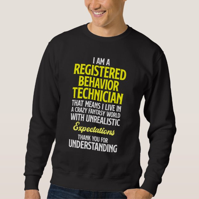 Sweatshirt Technicien comportemental Technique comportemental (Devant)