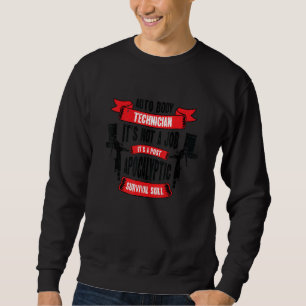 Sweatshirt Technicien de carrosserie réparation de véhicules