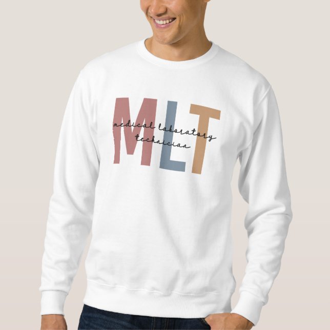 Sweatshirt Technicien de laboratoire Médicale MLT Technique d (Devant)